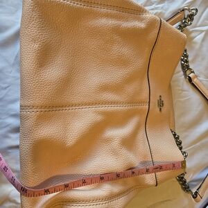 Coach Tan Leather Shoulder Bag